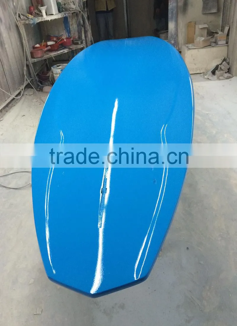 Blue painting surf style stand up paddle board