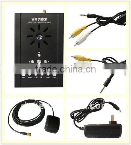 2-CH D1 resolution SD card molibe/car DVR with GPS