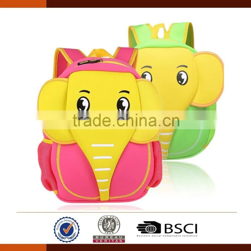 Cartoon Cute Neoprene School Bags for Kids