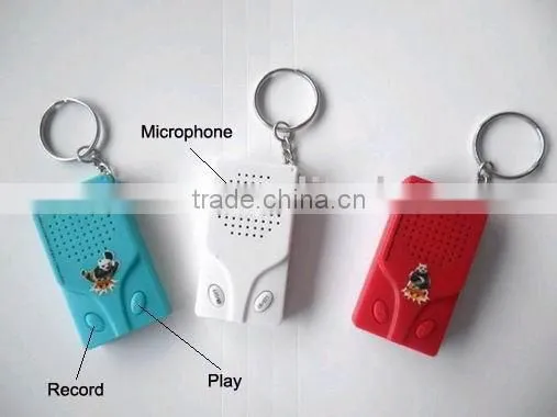 Cheapet Customized voice recordable keychain for 2014 World Cup promotion gift