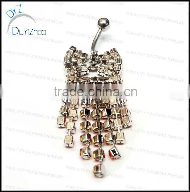 sexy navel piercing vibrating navel rings body jewelry