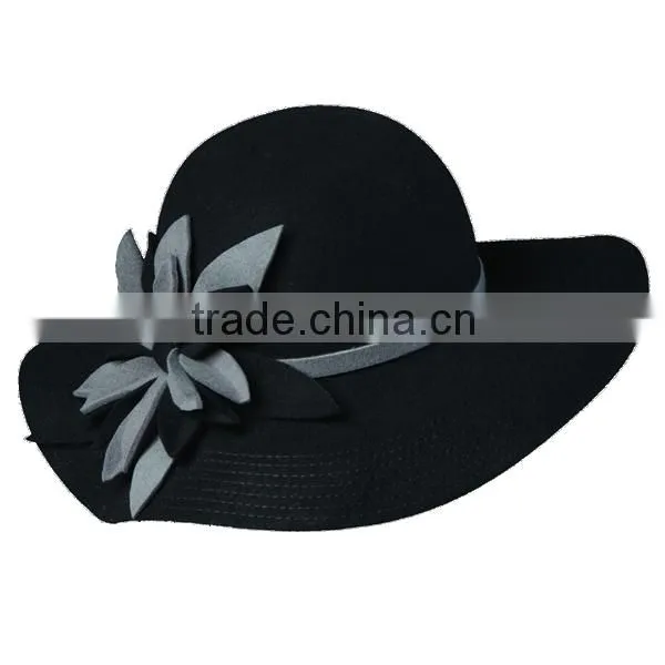 Light Green 100% Wool Felt Hats , Felt Hat Manufacture