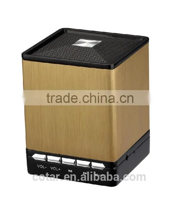 AJ-66 High quality battery removable cube bluetooth speaker