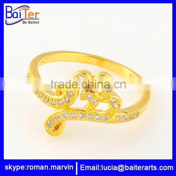 Wholesale titanium men's stone ring fashion ring with big stone