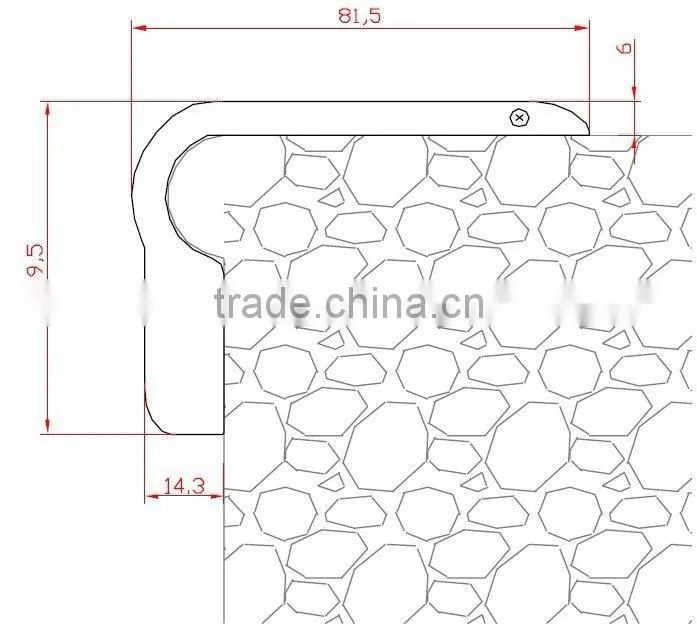 IP65 Aluminum LED Step Nosing