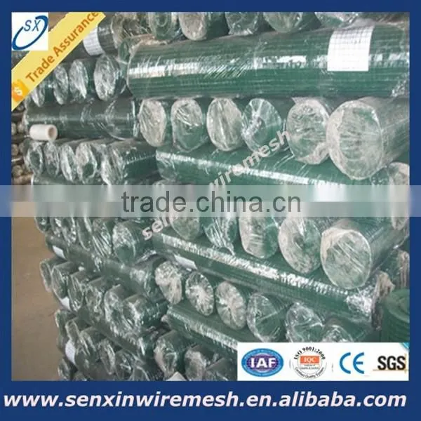 25x25mm PVC coated welded wire mesh for plants protection and garden fence