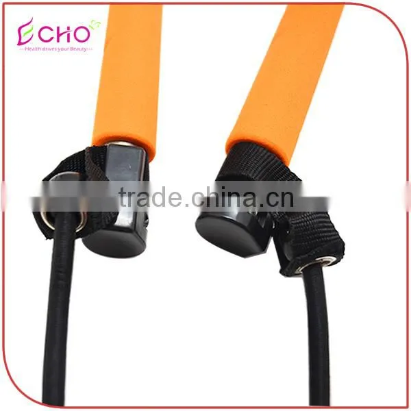 Fitness Pilates Resistance Exercise Bar with Tubing