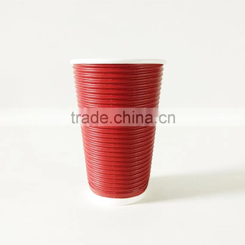 2015 hot sales new design ripple wall cup
