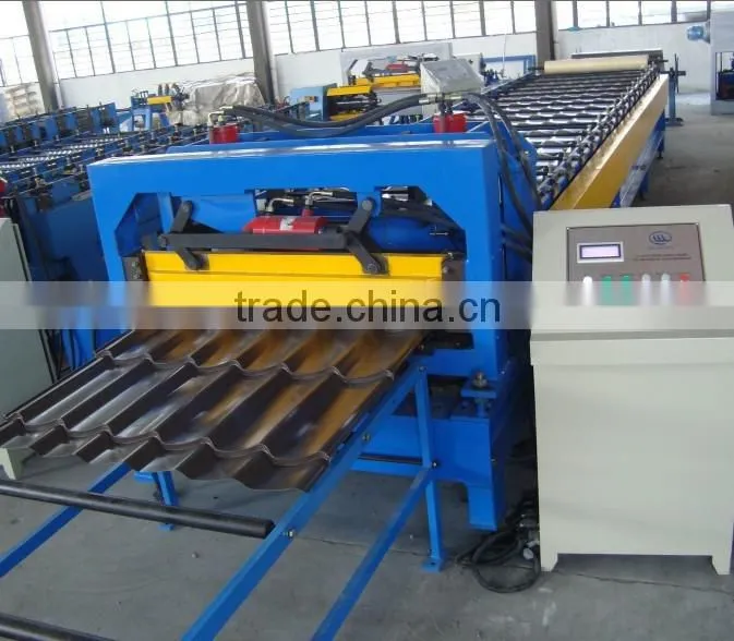 PPGI Roof and step tile making machine