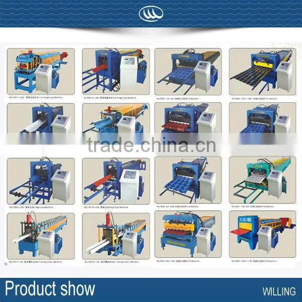 metal roof ridge cap roll forming machine hot saling