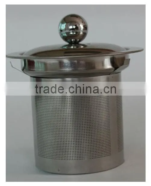 Fctory price Stainless stee etched mesh, tea filter, tea set