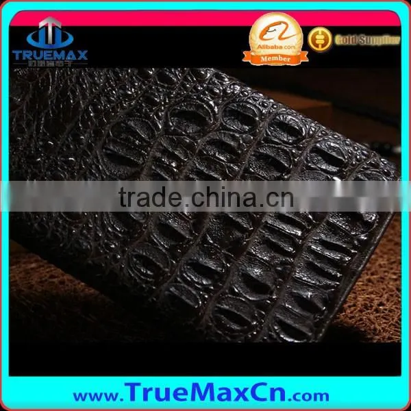 Excellent Crocodile Grain Leather Case For Iphone6 4.7 mobile phone case in stock ,Cow Leather Case for iPhone6 6+