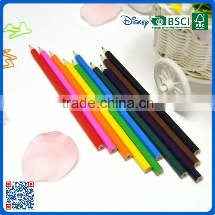 7" paint barrel pencil with various color