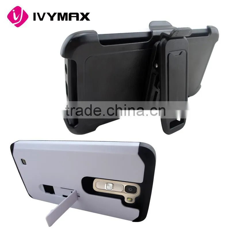 IVYMAX hot new products super shockproof hybrid hard shell with bumper for LG K7/M1/Tribute 5 LS675 phone cases