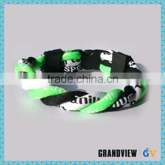 3 Rope green-black-white sports best sale magnetic sport necklaces