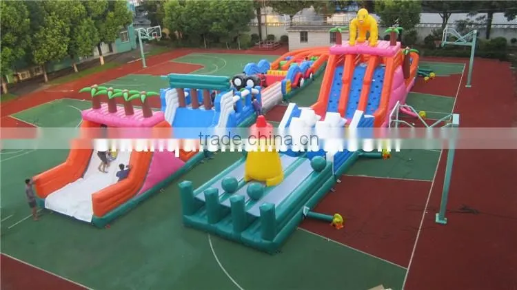 giant newest cheap inflatable obstacle course for sale