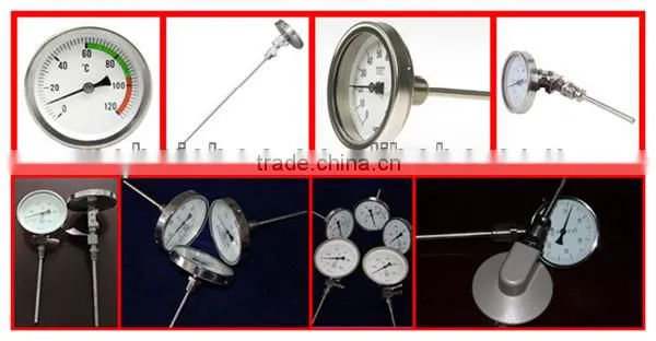 hot water bimetal thermometer cooking bimetal temperature gauge