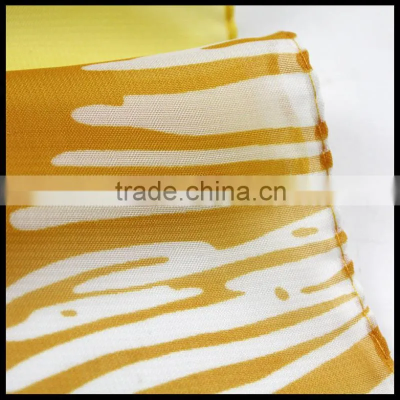 Hot selling fashion printing multicolor lady beach chiffon scarf