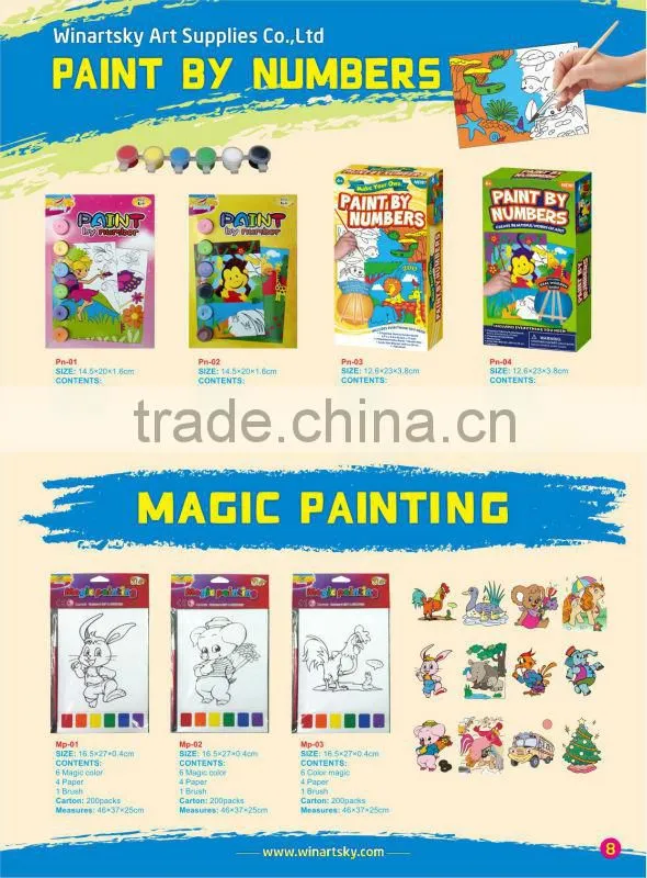 DIY Paint By Numbers Chinese Painting Non-toxic For Kids
