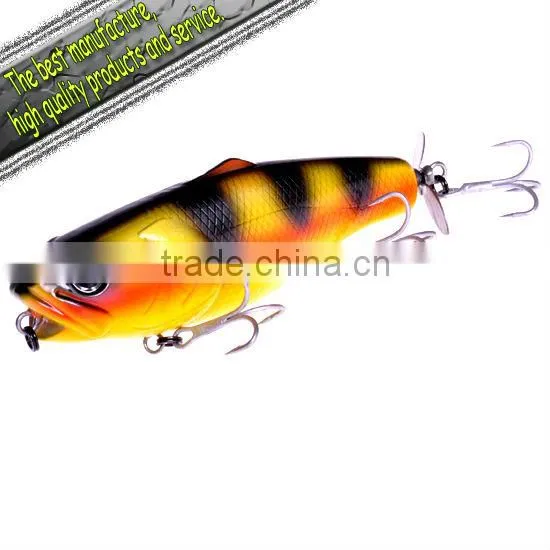 2012new high quality best selling hard fishing lure Twist Tall Popper 150mm 95g