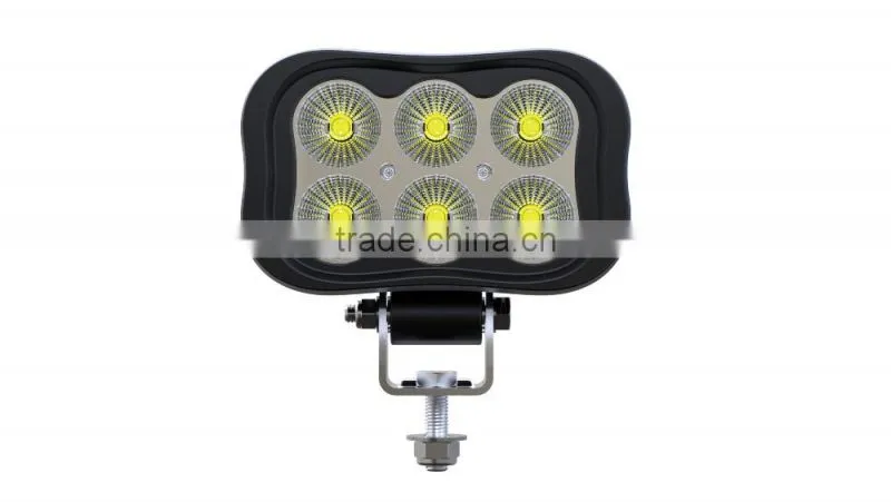 Factory direct offer Oledone 6" 30W rectangular agricultural machinery offroad truck tractor LED work lamp