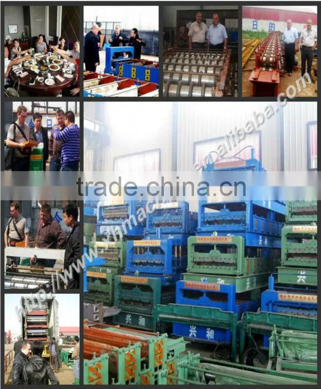 Trade Assurance Automatic Color Coated Metal Glazed Tile and Steel Corrugated Sheet Double Layer Roll Forming Machine