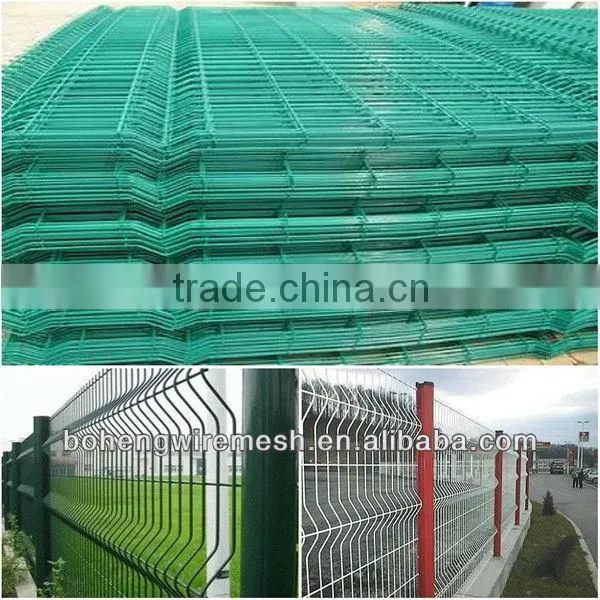 High quality pvc metal panel fence design