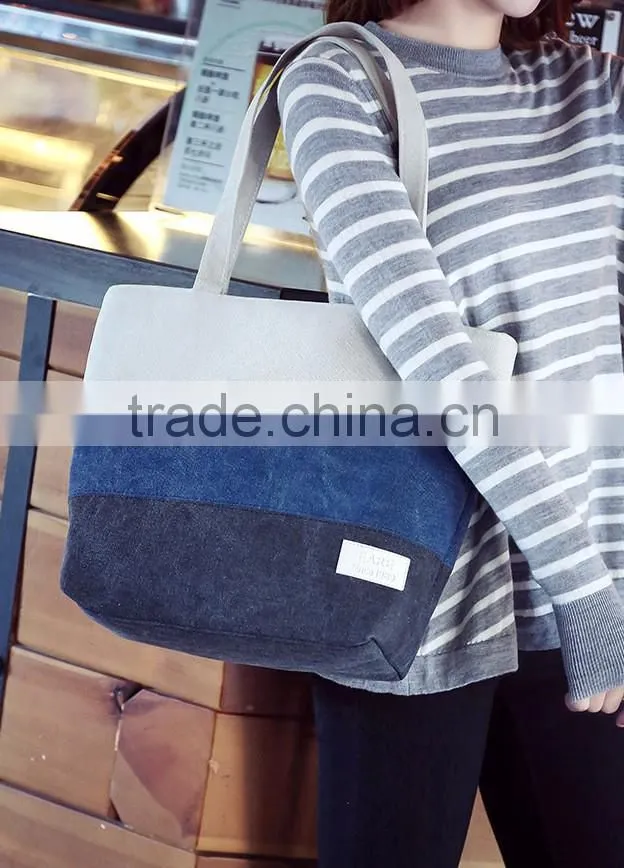 Cheap fashion beach bag canvas bag