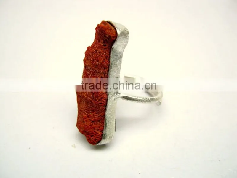 Blue Kyanite Raw Natural Gemstones Ring, Rough Gemstone Adjustable Rings, 925 Solid Sterling Silver Jewelry