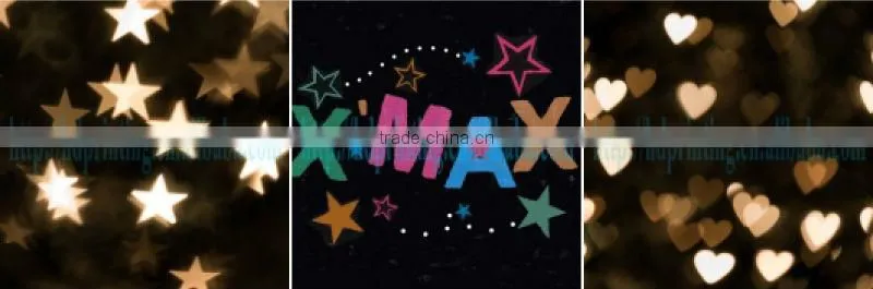 christmas night led light canvas decoration