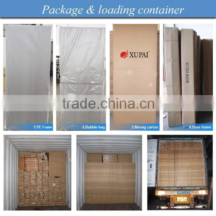pvc interior door chinese supplier xupai doors /door jamb casing plywood materials / door assessary on alibaba