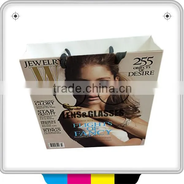T shirt paper bag printed custom logo