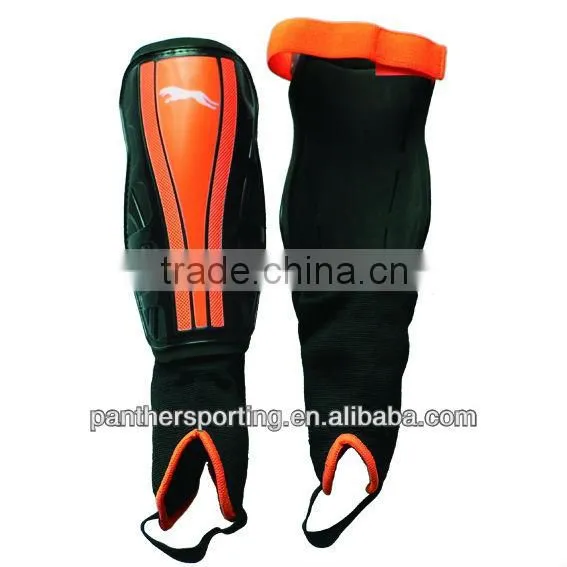 Professional Soccer Plastic Shin Guards, Black Shin Guard