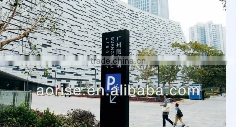 Waterproof illuminated 3D pylon sign