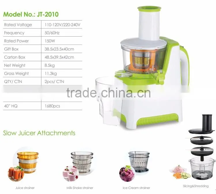 Patent! Slow Juicer (black with red)