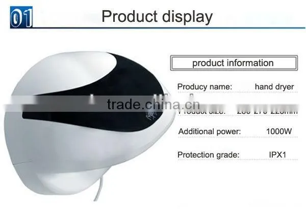 auto electronic air jet Hand Dryer DD2601