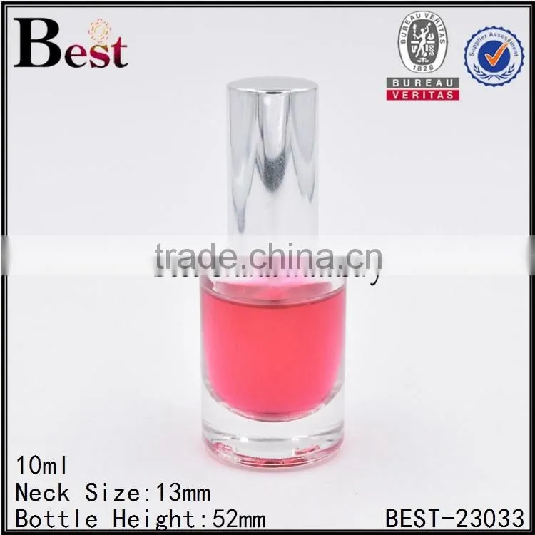 10ml clear glass bottle round glass bottle cosmetic glass bottle