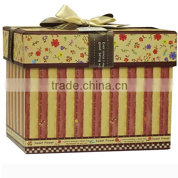 Delicate Ribbon Bow Gift Box