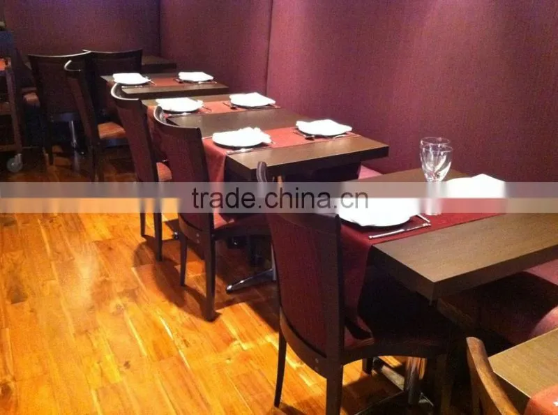 Solid wood tables and chairs for restaurant YR7016