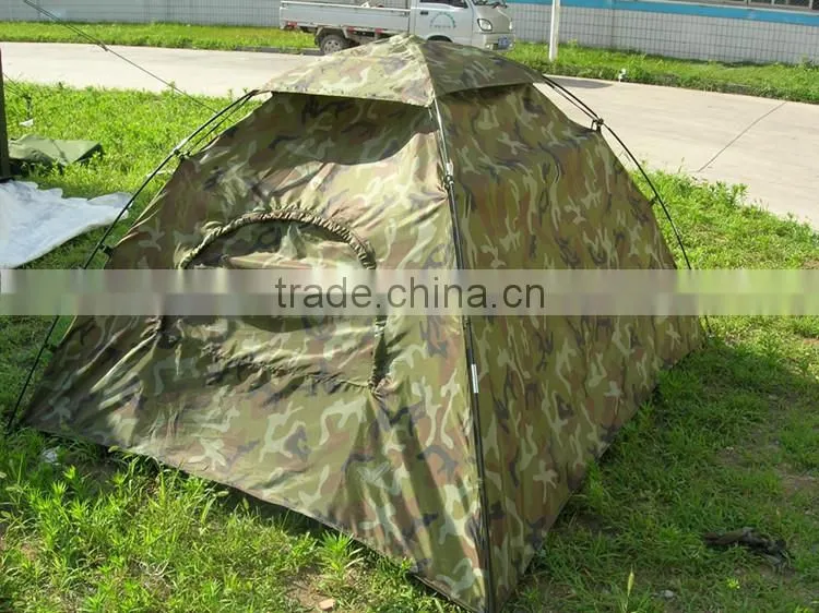 small 210D polyester amry camouflage hunting tent