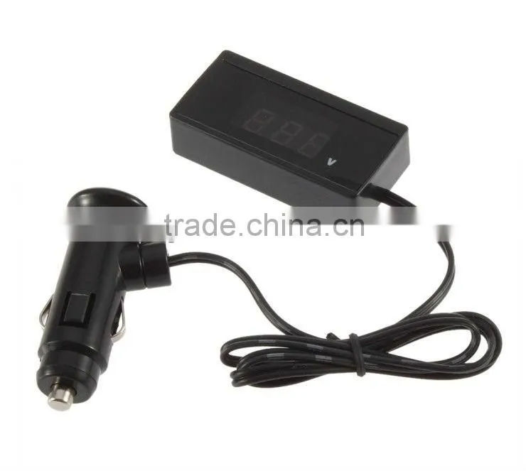 Mini Auto Digital LED Voltmeter Electric Car Voltage Gauge
