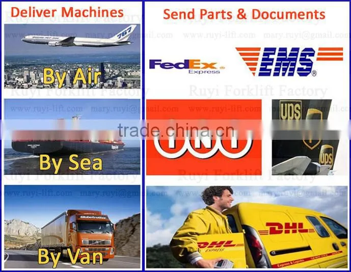 factory sell max. lift 5.5m reach forklift new reach stacker price