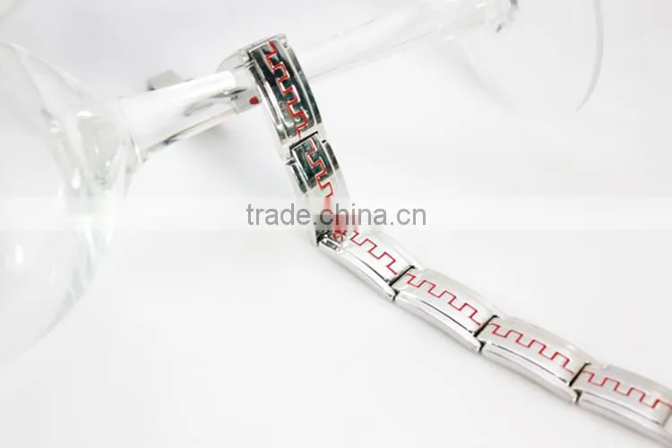 Gold Silver Plating Stainless Steel Health Bio magnetic bracelet 4 in 1 Bio energy bracelet