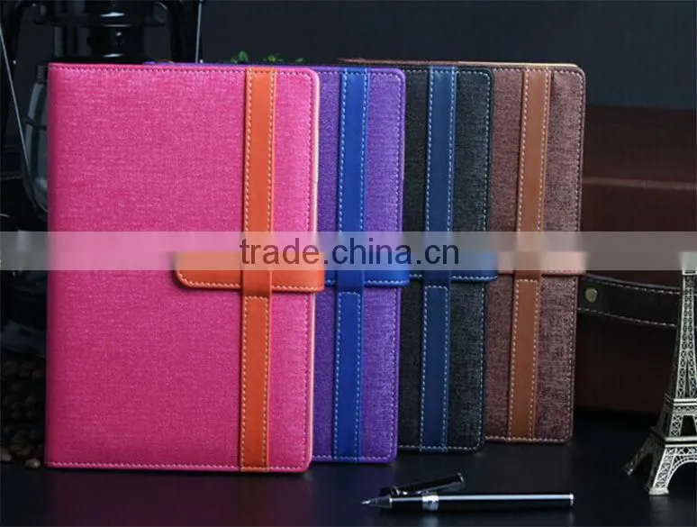New colorful cover decorative pu leather writing notepad manufacturer for office or student