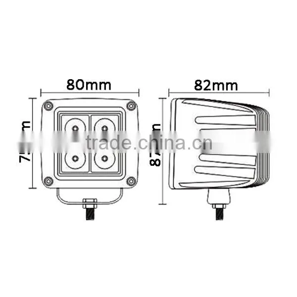 9-32V Chineses Boat RGD1046 with IP68 Led Work Light 20W