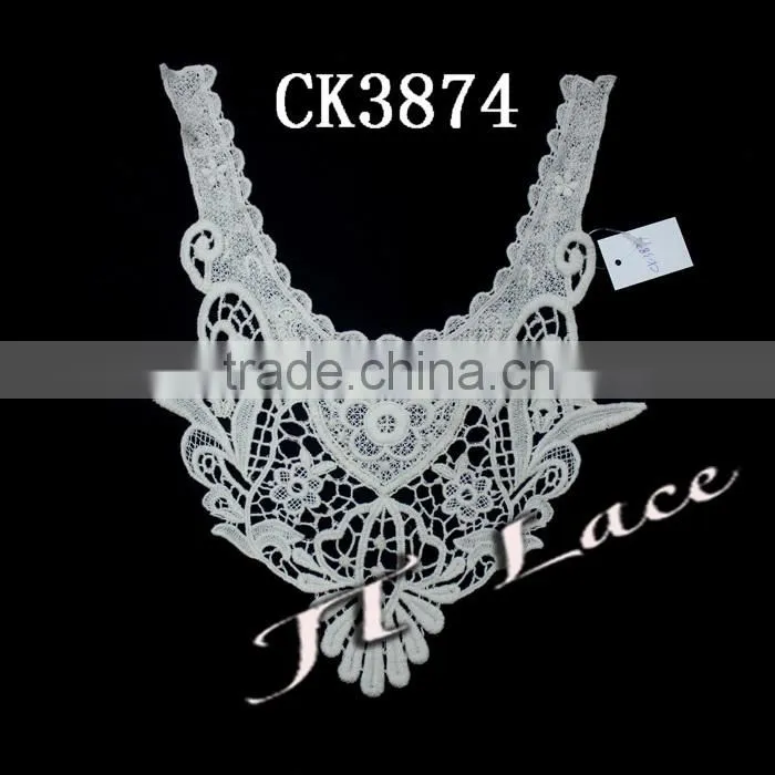 Garment accessories embroidered cotton lace trim CK3875
