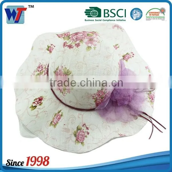 foldable golf straw made sun hats