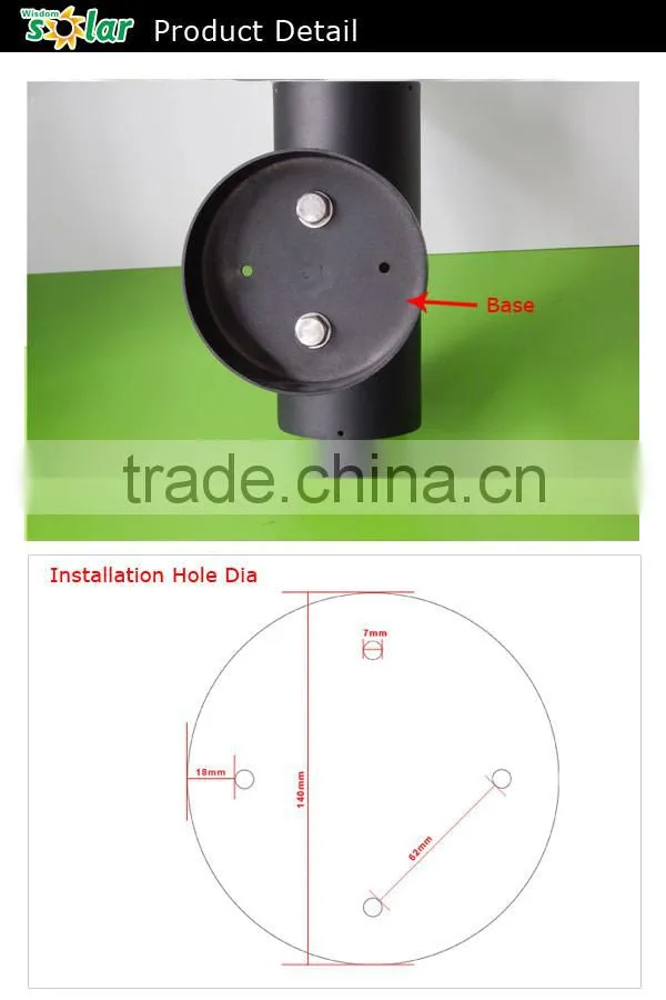 JR-B007 Waterproof IP65 Led wall light outdoor wall light solar wall light solar garden light