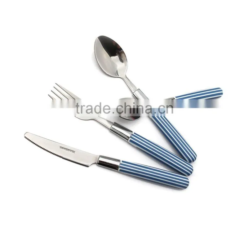 stainless steel flatware set with plastic handle, wholesale flatware, kinds of flatwares and uses