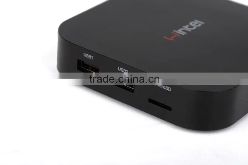 Wintel W8 Dual Boot Intel Mini PC Windows8.1 Android 4.4 Z3735F Quad Core 64Bit TV Box 2G/32G Bluetooth 4.0